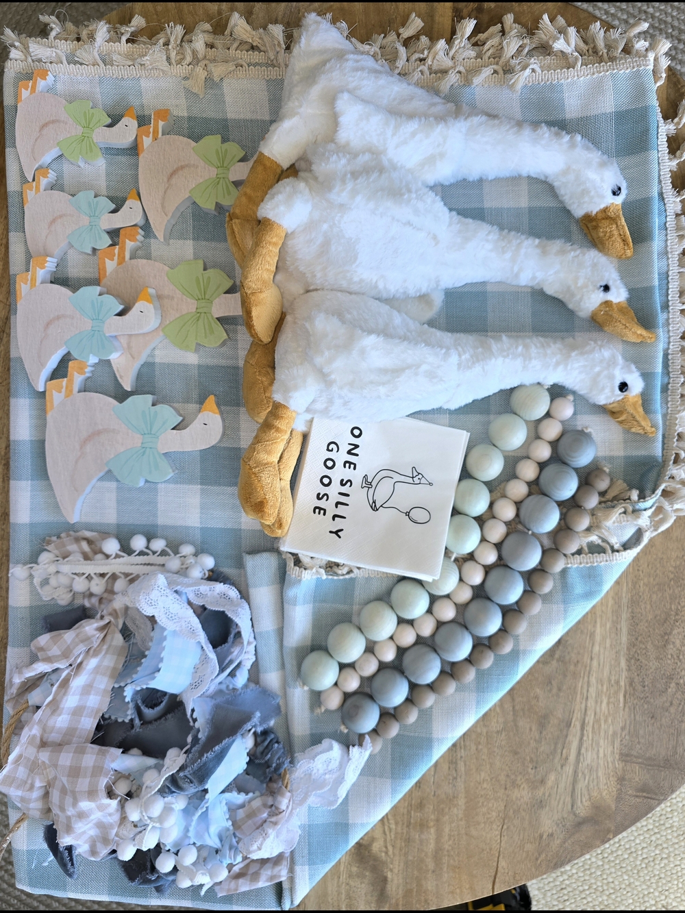One Silly Goose Party Or Nursery Decor Set - One Silly Goose